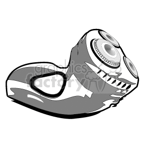 Clipart image of an electric razor for shaving.