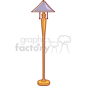 Wooden Floor Lamp with Shade