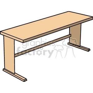 Simple Wooden Desk