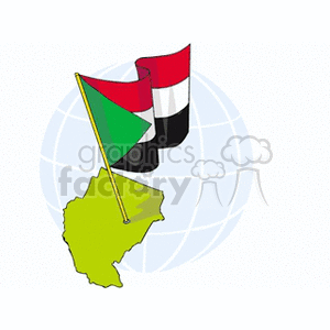 sudan flag and country