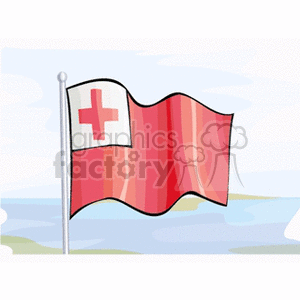 flag of tonga red cross