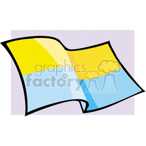 Yellow blue ukraine flag