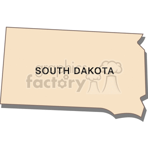 South Dakota State Outline