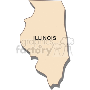 Illinois State Outline