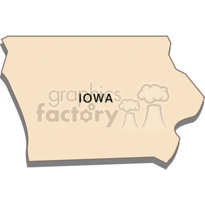 Iowa State Outline