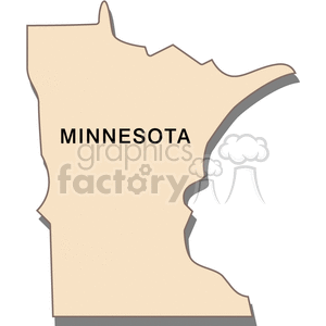 Minnesota State Outline