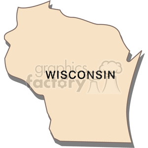 Wisconsin State Outline