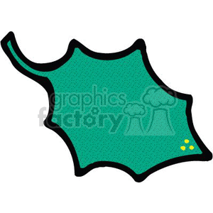   The image appears to be an abstract or stylized representation of a green leaf. It