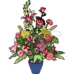 Vibrant Flower Bouquet in Vase