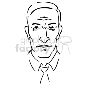  The image is a simple line drawing or sketch of a person