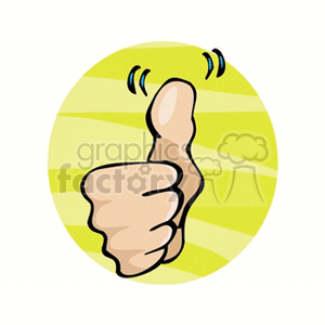 Thumbs Up Hand Gesture