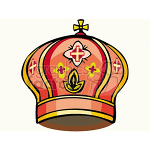 Religious Crown with Cross Motifs