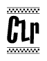 The image contains the text Czr in a bold, stylized font, with a checkered flag pattern bordering the top and bottom of the text.