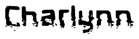 The image contains the word Charlynn in a stylized font with a static looking effect at the bottom of the words