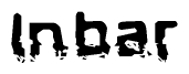The image contains the word Inbar in a stylized font with a static looking effect at the bottom of the words