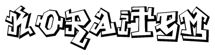 Koraitem Graffiti Style Text