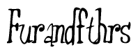The image is a stylized text or script that reads 'Furandfthrs' in a cursive or calligraphic font.