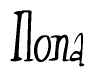 The image is a stylized text or script that reads 'Ilona' in a cursive or calligraphic font.
