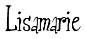 The image is a stylized text or script that reads 'Lisamarie' in a cursive or calligraphic font.