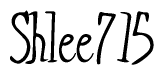 The image contains the word 'Shlee715' written in a cursive, stylized font.