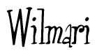 The image contains the word 'Wilmari' written in a cursive, stylized font.