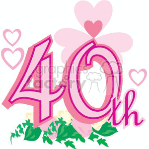 Free Free 281 40Th Wedding Anniversary Svg SVG PNG EPS DXF File