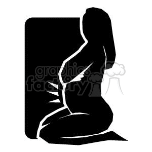 Pregnant Woman Silhouette