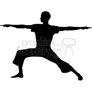 silhouette of a women doing yoga