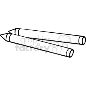 Crayon Outline for Educational Use