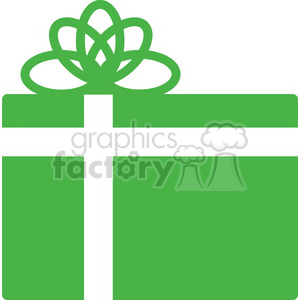 Green Christmas Gift Box