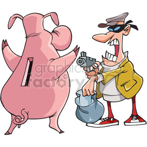 Piggy Bank Clipart Royalty Free Images Graphics Factory - man robbing a piggy bank clipart royalty free image 388335