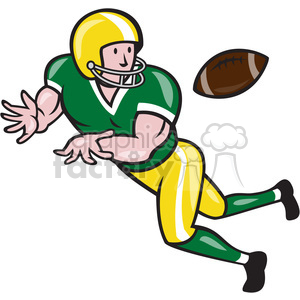 american football wide receiver catch ball