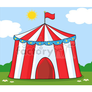 Colorful Circus Tent