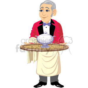 Waitress Clipart - Royalty-Free Waitress Vector Clip Art Images at
