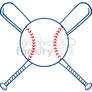Download Two Crossed Baseball Bats And Ball Clipart Commercial Use Gif Jpg Png Eps Svg Ai Pdf Clipart 396086 Graphics Factory