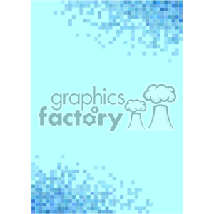 shades of blue pixel vector brochure letterhead document top bottom background template