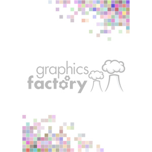 shades of colors pixel vector brochure letterhead document bottom top background template