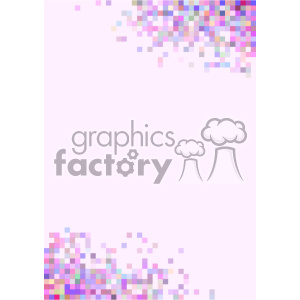 shades of pink pixel vector brochure letterhead background template
