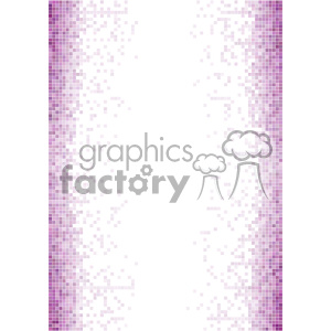 A clipart image featuring a vertical gradient mosaic pattern with small purple squares that fade towards the center, creating a light and airy effect.