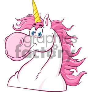 Cartoon Unicorn – Fantasy Mythical Creature