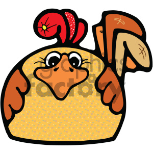 cartoon gumdrop chicken