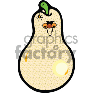 vector cartoon pear