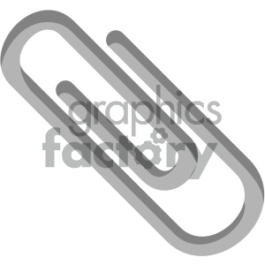 paper clip vector flat icon