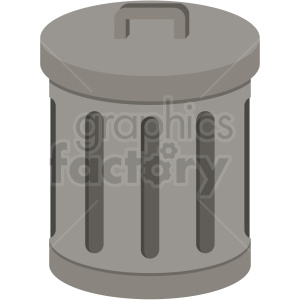 trash can vector flat icon clipart with no background