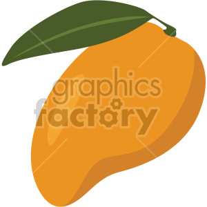 mango flat icon clip art