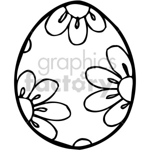 easter egg 006 bw