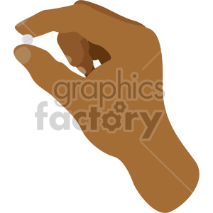 Illustration of a hand holding a pill, symbolizing medication and health.