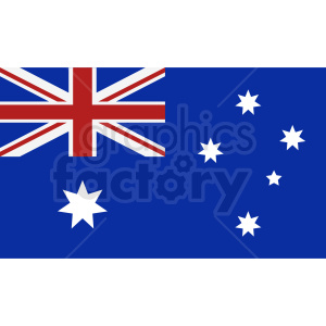 australian flag vector