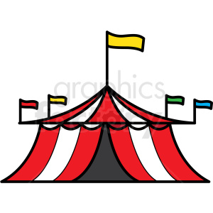 Colorful Circus Tent