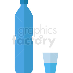 water bottle vector